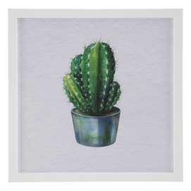 CUADRO IMPRESIÓN CACTUS 2/M DECORACIÓN 45 X 45 CM