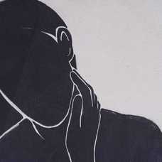 CUADRO IMPRESIÓN DESNUDO LIENZO 63 X 93 CM