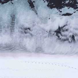 CUADRO PINTURA PLAYA LIENZO 63 X 93 CM