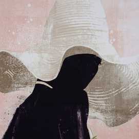 CUADRO IMPRESIÓN MUJER LIENZO 83 X 123 CM