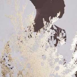 CUADRO IMPRESIÓN MUJER DM DECORACIÓN 70 X 1,20 X 70 CM