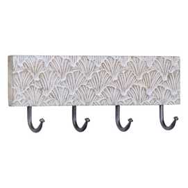 PERCHA PARED BLANCO ROZADO 38,50 X 7 X 15 CM