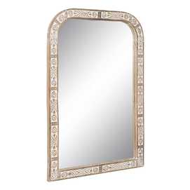 ESPEJO PARED BLANCO ROZADO MADERA 91,50 X 4 X 137 CM