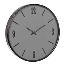 RELOJ PARED AZUL ACERO / CRISTAL 51 X 5 X 51 CM RELOJ PARED AZUL ACERO / CRISTAL 51 X 5 X 51 CM