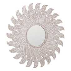 ESPEJO BLANCO ROZADO DM DECORACIÓN 80 X 1,75 X 80 CM ESPEJO BLANCO ROZADO DM DECORACIÓN 80 X 1,75 X 80 CM