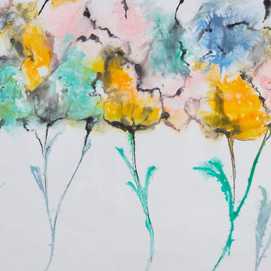 CUADRO PINTURA ABSTRACTO LIENZO 146 X 96 CM