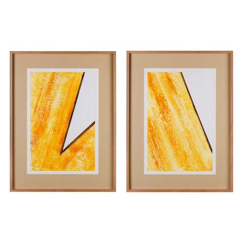 CUADRO PINTURA ABSTRACTO 2/M MADERA 60 X 80 CM