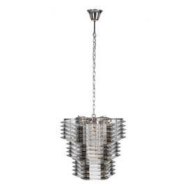LÁMPARA TECHO METAL-CRISTAL ILUMINACIÓN 60 X 60 X 51 CM