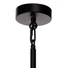 LÁMPARA TECHO ORO-NEGRO METAL 40,50 X 43 X 33 CM