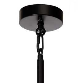 LÁMPARA TECHO ORO-NEGRO METAL 40,50 X 43 X 33 CM