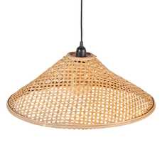 LÁMPARA TECHO NATURAL BAMBÚ ILUMINACIÓN 55 X 55 X 20 CM LÁMPARA TECHO NATURAL BAMBÚ ILUMINACIÓN 55 X 55 X 20 CM