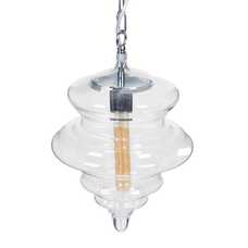 LÁMPARA TECHO PLATA METAL-CRISTAL 28 X 28 X 36 CM