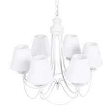 LÁMPARA TECHO BLANCO ROTO METAL CLÁSICO 53 X 53 X 112 CM