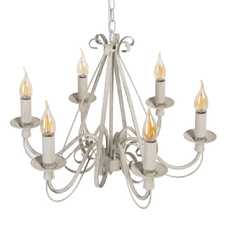 LÁMPARA TECHO TAUPE METAL VINTAGE 63 X 63 X 102 CM