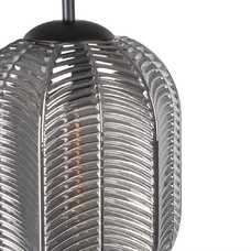 LÁMPARA TECHO GRIS CRISTAL ILUMINACIÓN 26 X 26 X 120 CM LÁMPARA TECHO GRIS CRISTAL ILUMINACIÓN 26 X 26 X 120 CM