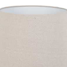 LÁMPARA MESA GRIS CERÁMICA ILUMINACIÓN 40 X 40 X 55 CM