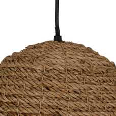 LÁMPARA TECHO NATURAL 100% FIBRA VEGETAL 43 X 43 X 52 CM LÁMPARA TECHO NATURAL 100% FIBRA VEGETAL 43 X 43 X 52 CM