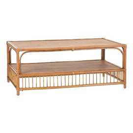 MESA CENTRO NATURAL RATÁN 110 X 64 X 45 CM