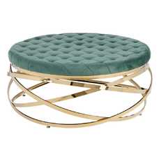 MESA CENTRO VERDE SALÓN 110 X 110 X 43 CM