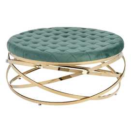 MESA CENTRO VERDE SALÓN 110 X 110 X 43 CM