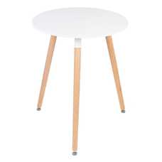 MESA COMEDOR BLANCO DM-MADERA 60 X 60 X 74 CM