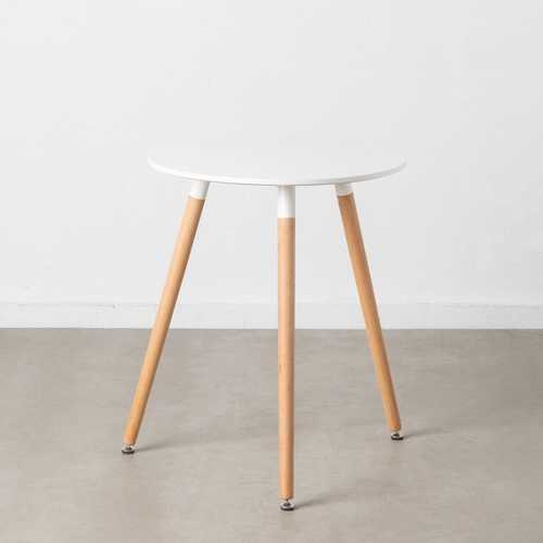 MESA COMEDOR BLANCO DM-MADERA 60 X 60 X 74 CM