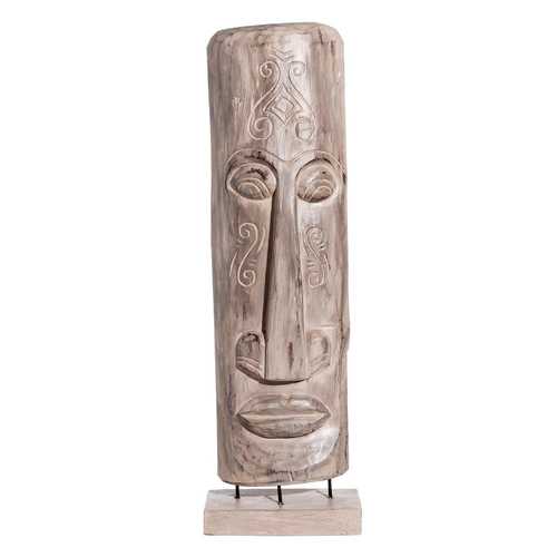 ESCULTURA NATURAL MADERA JAVA 30 X 15 X 90 CM