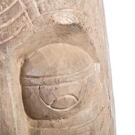 ESCULTURA NATURAL MADERA JAVA 30 X 20 X 160 CM