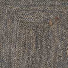 ALFOMBRA GRIS YUTE DECORACIÓN 170 X 70 CM