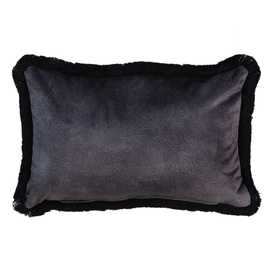 COJÍN VACA TERCIOPELO DECORACIÓN 45 X 30 CM