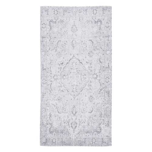 ALFOMBRA GRIS POLIESTER-ALGODÓN 80 X 150 CM