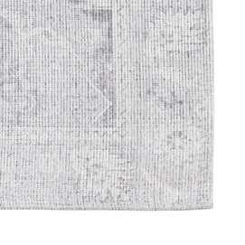 ALFOMBRA GRIS POLIESTER-ALGODÓN 80 X 150 CM