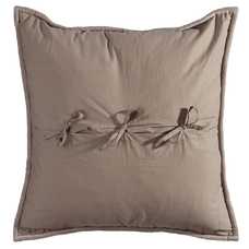 COJÍN GRIS CLARO ALGODÓN 60 X 60 CM