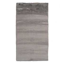 ALFOMBRA GRIS PARDO POLIESTER 80 X 150 CM