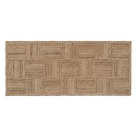 ALFOMBRA NATURAL YUTE DECORACIÓN 170 X 70 CM