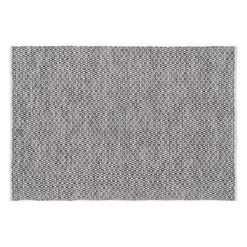 ALFOMBRA GRIS POLIESTER-ALGODÓN 160 X 230 CM