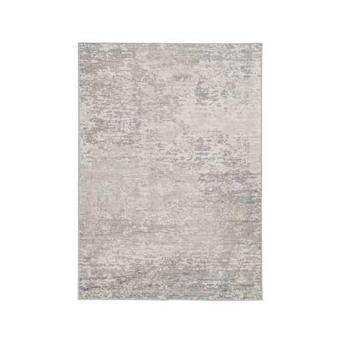 ALFOMBRA GRIS VISCOSA 160 X 230 CM