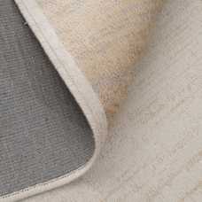 ALFOMBRA GEOMÉTRICO CREMA VISCOSA 200 X 300 CM