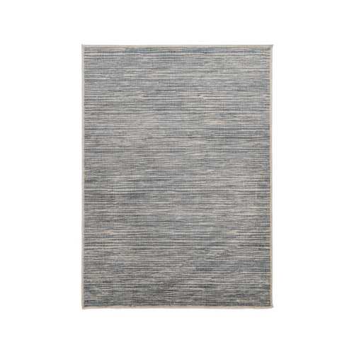 ALFOMBRA BEIGE-AZUL VISCOSA 160 X 230 CM