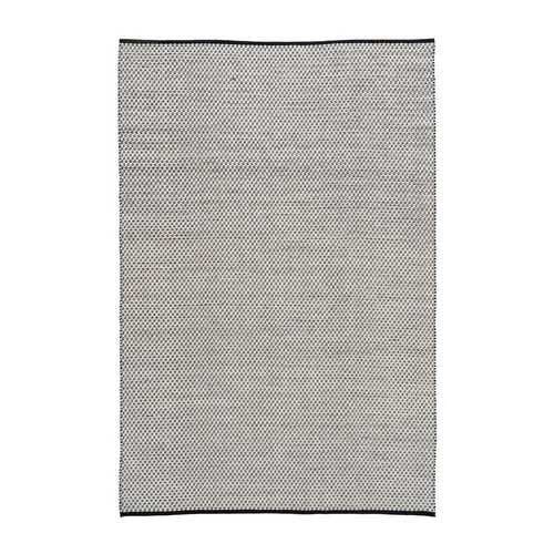 ALFOMBRA BLANCO-NEGRO TEJIDO DECORACIÓN 200 X 300 CM