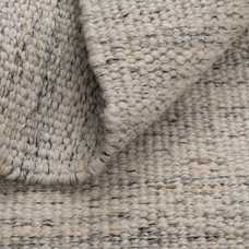 ALFOMBRA GRIS TEJIDO DECORACIÓN 80 X 150 CM