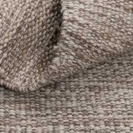 ALFOMBRA MARRÓN TEJIDO DECORACIÓN 160 X 230 CM