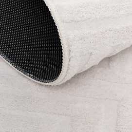 ALFOMBRA GEOMÉTRICO CRUDO POLIESTER 160 X 1,70 X 230 CM