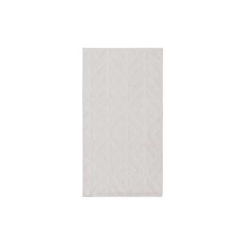 ALFOMBRA GEOMÉTRICO CRUDO POLIESTER 80 X 1,70 X 150 CM