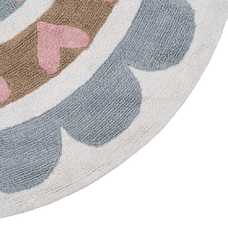 ALFOMBRA FLOR ALGODÓN INFANTIL 150 CM