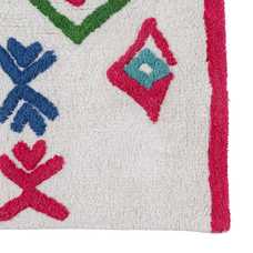 ALFOMBRA ÉTNICO ALGODÓN INFANTIL 175 X 90 CM