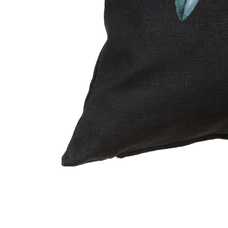 COJÍN ORQUÍDEA TURQUESA DECORACIÓN 60 X 60 CM COJÍN ORQUÍDEA TURQUESA DECORACIÓN 60 X 60 CM