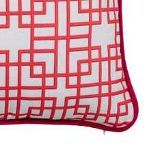 COJÍN ORIENTAL ROJO ALGODÓN DECORACIÓN 45 X 45 CM COJÍN ORIENTAL ROJO ALGODÓN DECORACIÓN 45 X 45 CM