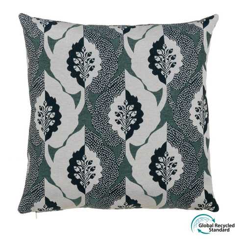 COJÍN ESTAMPADO JADE ALGODÓN / POLIÉSTER 45 X 45 CM