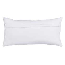 COJÍN GRIS-ROSA ALGODÓN DECORACIÓN 30 X 60 CM